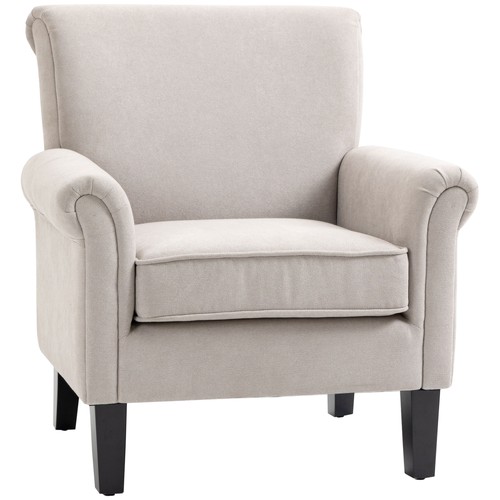 Homcom poltrona arredo in - poltrona,