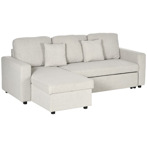 Homcom divano letto angolo - divano, ad