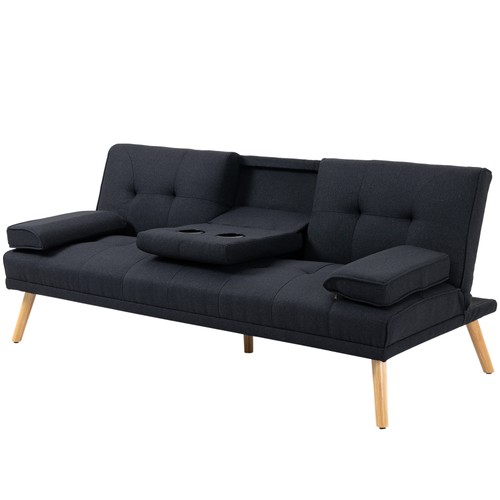 Homcom divano letto posti - homcom, 3
