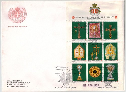 Fdc smom 1991 sacred furniture - fdc,